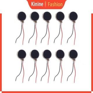 Động cơ rung Mini KIN có dây dẫn Động cơ loại nút phẳng cho điện thoại di động Máy tính bảng Quạt Mini Thiết bị điện tử