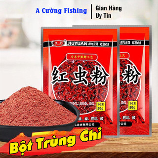 Combo bột trùng chỉ đỏ lão quỷ trộn mồi câu cá - chuyên chép và rô phi