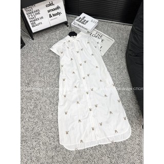 Siuu phẩm váy sơ mi thỏ thêu so hottt hàng TKCC freesize