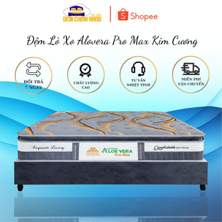 Đệm Lò Xo Khách Sạn  Aloe Vera Pro Max - Công Nghệ mỹ NEM KIM CUONG
