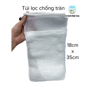 Túi lọc chống tràn cho bể cá kích thước 18x35cm