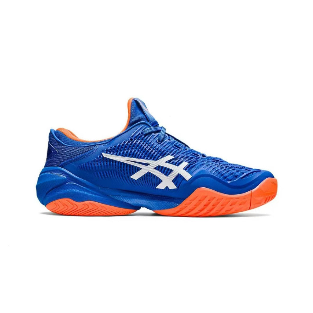 Giày tennis cổ thấp Asics court FF 3 Novak bền bỉ thoáng khí-Đỏ xanh