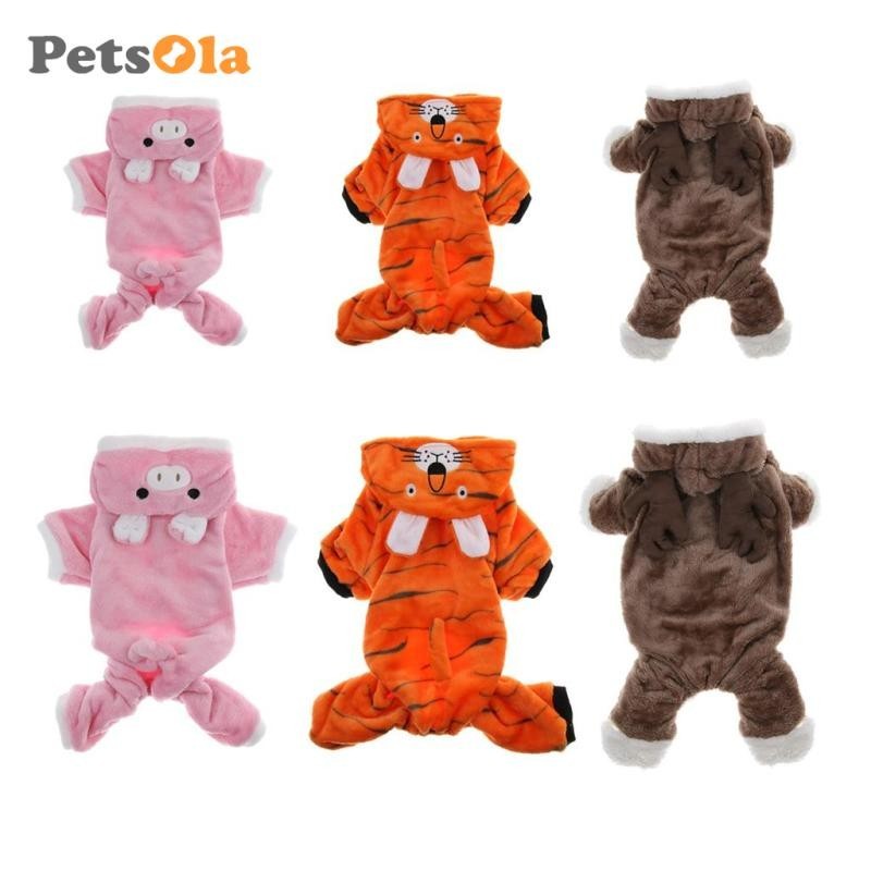 Quần áo chó PETSOLA Trang phục hình động vật Trang phục hóa trang cho chó nhỏ vừa lớn và mèo