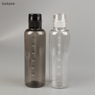 Luckyea Trong Suốt Với Quy Mô Thời Gian Bình Nước Sáng Tạo Dung Tích Lớn Cốc Uống TQ