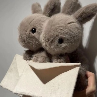 Thỏ dễ thương mềm mại làm nhẹ nhàng đồ chơi sang trọng búp bê búp bê búp bê búp bê