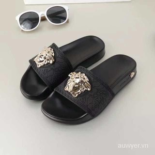 Versac * Dép nữ mặc dạo phố Dép đi biển phong cách cặp đôi thông thường KIU5