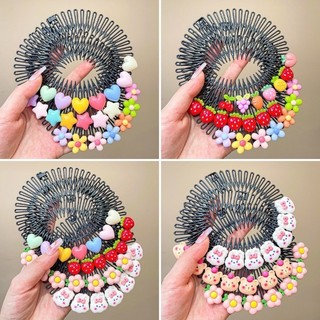 Lược chải tóc hàn quốc phong cách cho bé gái hoạt hình dễ thương lược chải tóc phụ kiện tóc