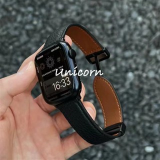 Dây đeo đồng hồ bằng da cho dây đeo Apple Watch 42mm 46mm 44mm 49mm 45mm 40mm 41mm 38mm Vòng đeo tay liên kết từ tính thể thao cho iWatch Series 10 Ultra 9 8 7 6 5 4 3 SE