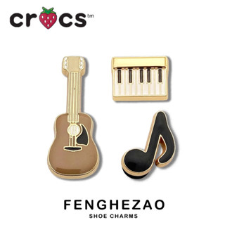  Jibbitz cho Crocs Lỗ Giày Crocs Phụ Kiện Hoa Trang Trí Khóa Vui Vẻ DIY Kim Loại Nhạc Cụ Khóa Giày Crocs Charm 