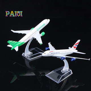 [Paiqi] Mẫu chính hãng A380 máy bay mô hình máy bay Diecast Model 1: 400 collectio MỚI