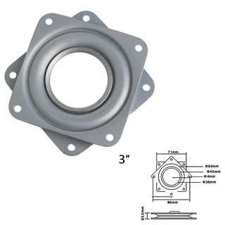 Mâm xoay 360° , đĩa xoay 360° , vòng bi xoay, đĩa xoay 3"