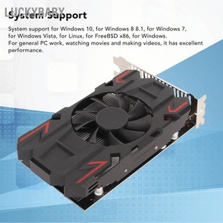 LUCKYBABY Chơi game Card đồ họa HD6770 4GB DDR5 128bit HD Giao diện đa phương tiện DVI Displayport Máy tính để bàn Video