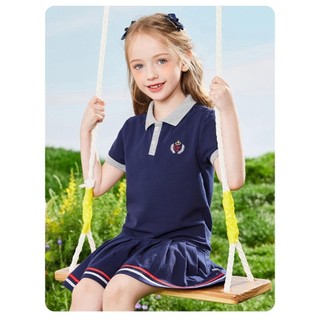 Váy polo E4 NHẬT HÀ size đại 14 - 45kg chất liệu poly pha spandex