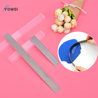 Yowei 2 chiếc 4 "/ 8" Dao cắt thép không gỉ Bộ dụng cụ cắt đất sét gốm Polymer VN