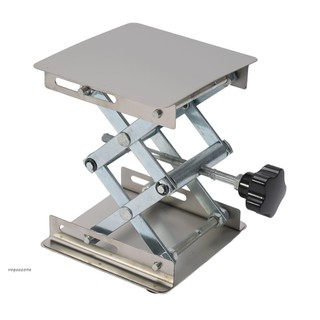 #VOGUEZ#Adjustable Stainless Steel Lift Table Compact Manual Stand for Construction Work