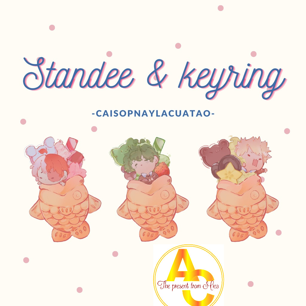 STANDEE, KEYCHAIN SHOTO, BAKUGO, DEKU 2CM