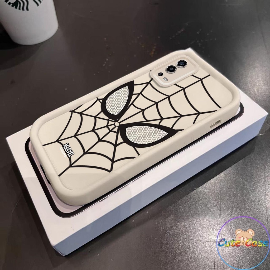Ốp Lưng Cho OPPO A55 4G Cặp Đôi Bé Gái Ban Đầu Thương Hiệu Thời Trang Nghệ Thuật Thẩm Mỹ Thoáng Mát Người Nhện Mắt Silicon Mềm Chống Sốc Ốp lưng
