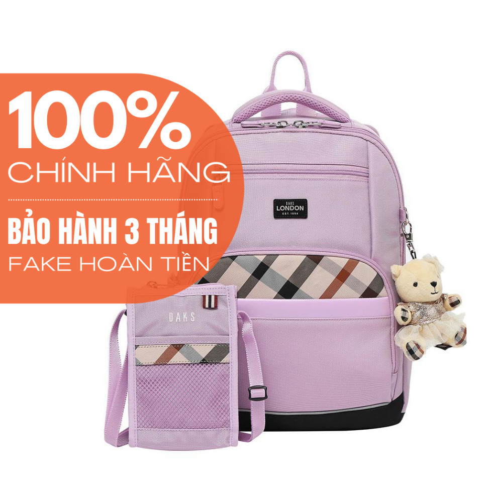 Balo Đi Học thời trang, tiện lợi cho học sinh Daks School Backpack Set chính hãng