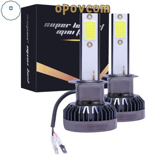 2 bóng đèn pha led h1 120w 26000lm 6000k cho xe hơi
