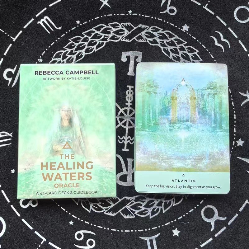 Healing Waters Thẻ Oracle The Healing Waters Oracle English Thẻ trò chơi bảng tùy chỉnh