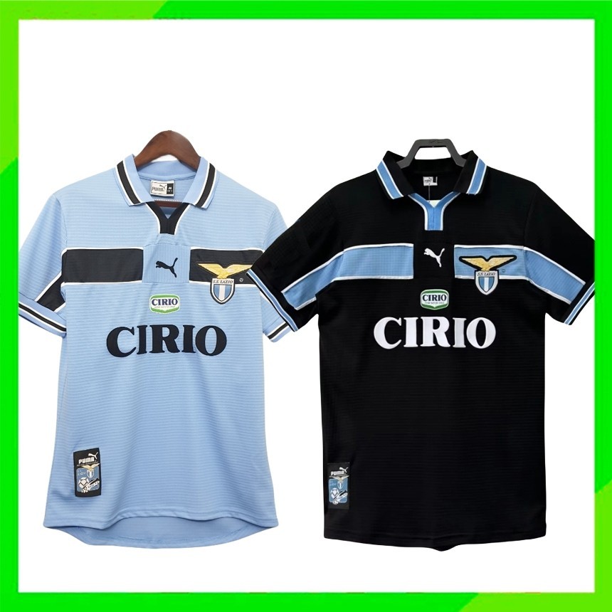 99-00 LazioS Home Retro Soccer Jersey Bóng đá SALAS #9