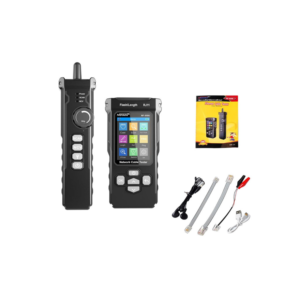 Mấy test mạng NOYAFA NF-8506 đa chức năng kiểm tra PoE, PING,đánh giá tốc độ