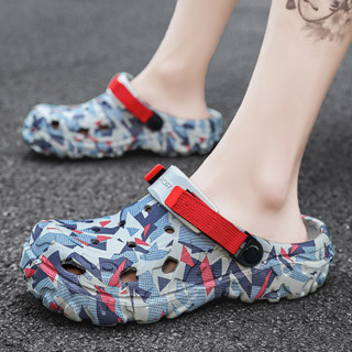 Sandal Nam Ngụy Trang Thể Thao Ngoài Trời Clogs Cho Nam Sandal Giày Đi Biển Dép Đi Biển