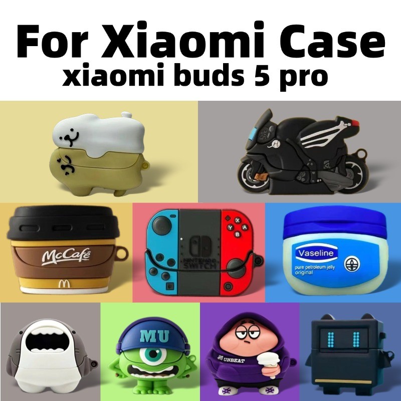 Dành Cho xiaomi Buds 5 pro Vỏ Tai Nghe Chống Sốc xiaomi Buds 5 pro Vỏ Silicon Chống Sốc