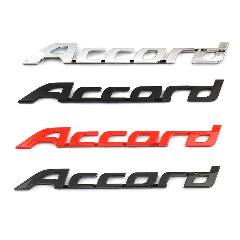 Honda Accord Thân Xe Sửa Đổi logo Accord Chữ Phía Sau Thân Xe Decal Quốc Huy Huy Hiệu Miếng Dán Cho 
