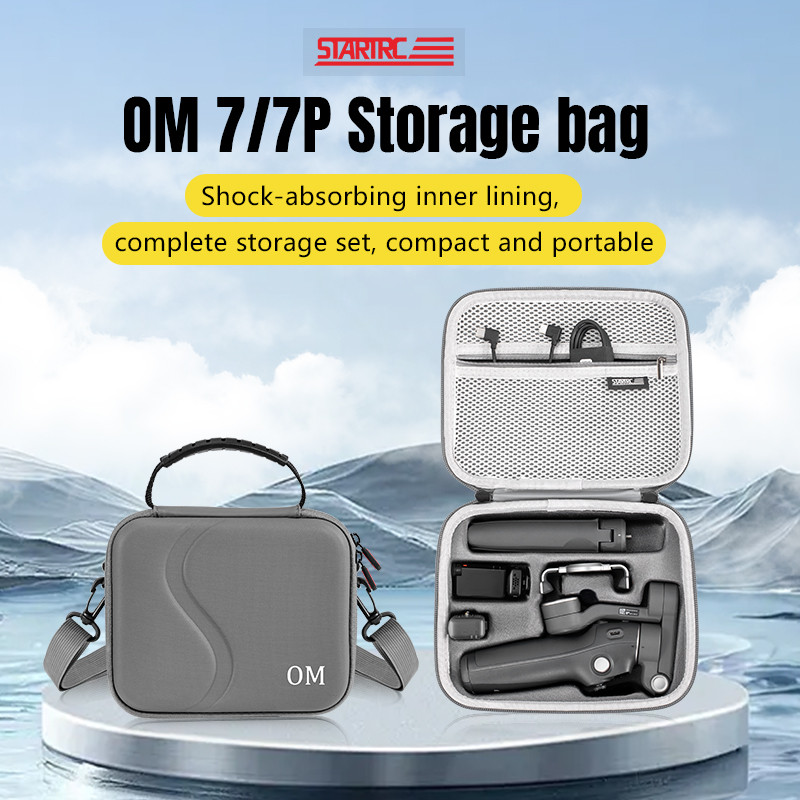 Dành Cho DJI OM 8 / 7 PRO / OM7 Đa Năng PU Chống Thấm Nước Túi Bảo Quản Phân Vùng Bảo Quản Phụ Kiện 