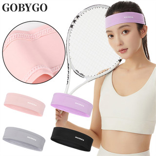 Gobygo Sport Co Giãn Mỏng Thoáng Khí Mồ Hôi Thể Dục Chạy Tennis Mở Rộng Thân Thiện Với Da Băng Đô