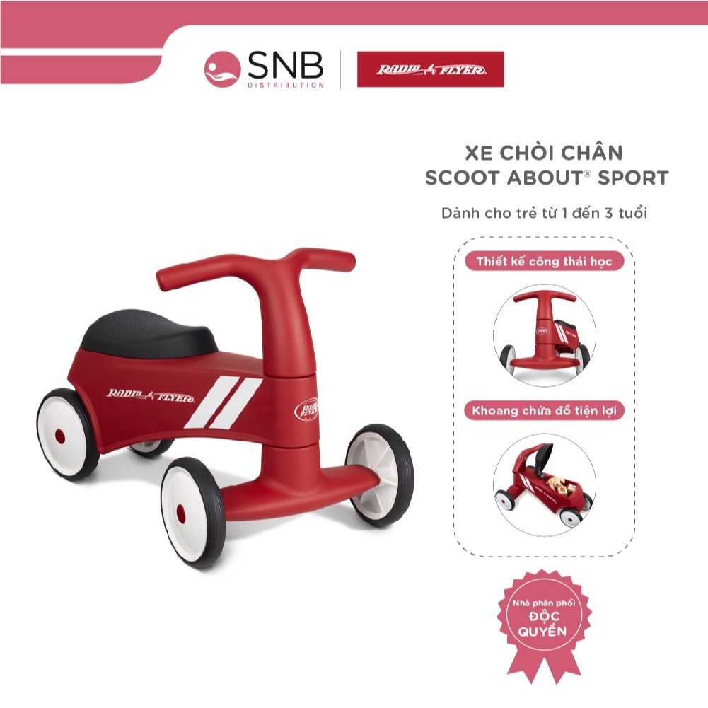 Xe chòi chân Radio Flyer Scoot About® Sport