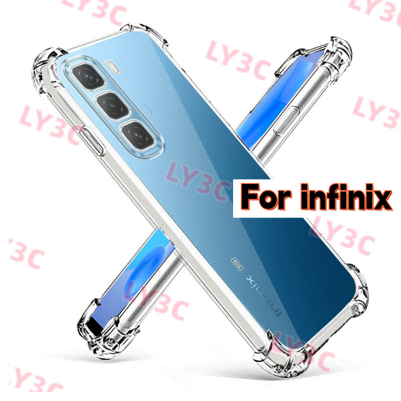 Dành Cho infinix Hot50 Pro + Ốp Lưng Cho infinix Hot50 Series Silicon Mềm Trong Suốt Cho infinix Hot