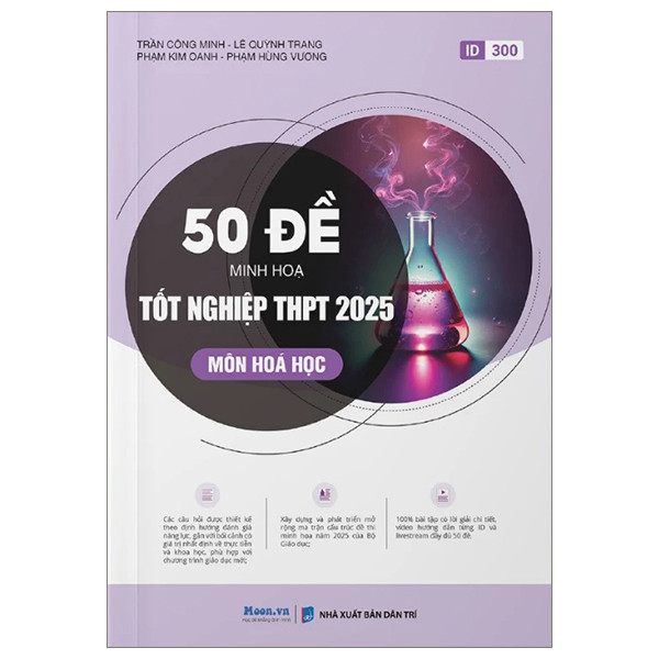 Sách - 50 Đề Minh Họa Tốt Nghiệp THPT 2025 - Môn Hóa Học