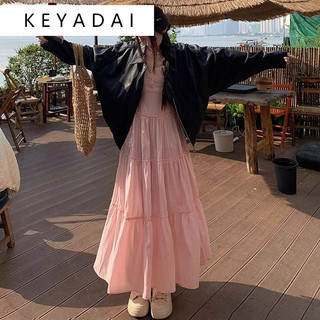KEYADAI Váy đi biển Váy Đầm Váy nữ body đầm Cute Stylish Xu hướng Thời trang WLQ2440G1V 15Z240411