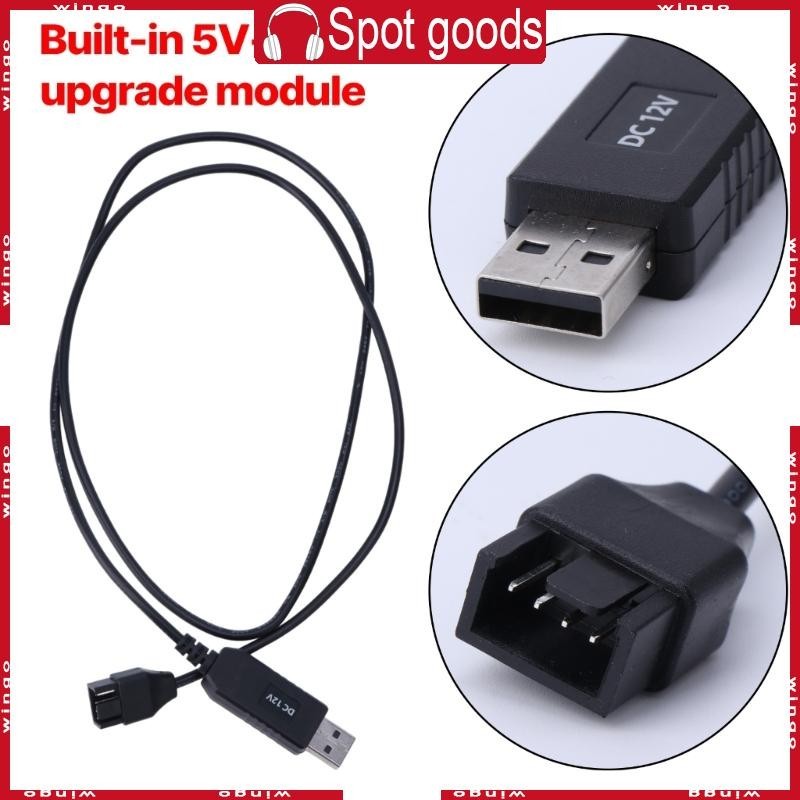 Bộ chuyển đổi cáp quạt Usb 5V sang 12V Usb sang bộ nguồn tản nhiệt khung gầm 4pin nhỏ