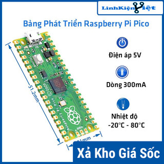 Bảng phát triển Raspberry Pi Pico Raspberry Pi PICO lõi kép RP2040 hỗ trợ Micro Python