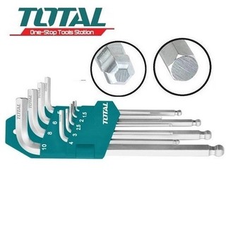 Bộ lục giác hệ mét 9 cây total tht106292