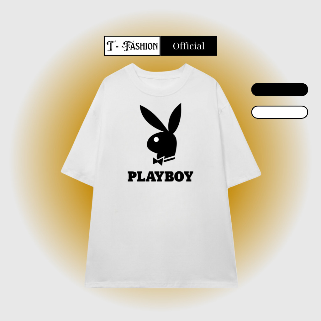 MÃ 31, Áo phông nữ, áo thun nữ cổ tròn Playboy unisex ngắn tay thời trang chất cotton mềm, mịn, thấm hút mồ hôi