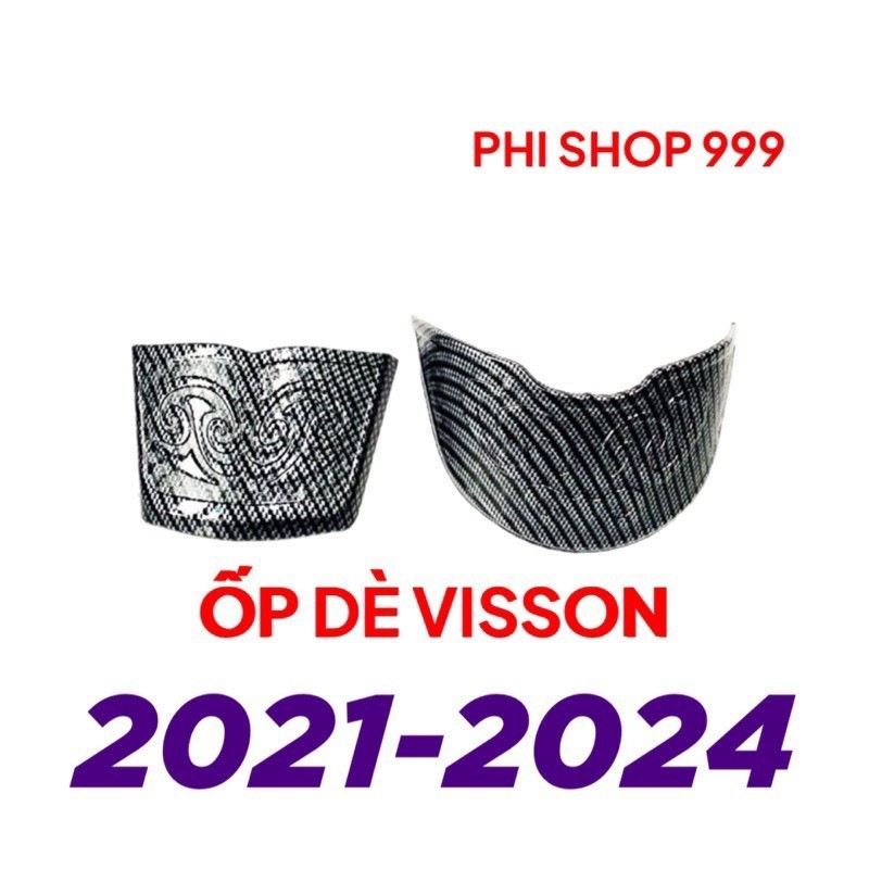 Ốp Mỏ Dè Vision 2021- 2025 Nhựa Carbon/Inox/Titan Gắn Zin 1 ĐÔi Trước Sau