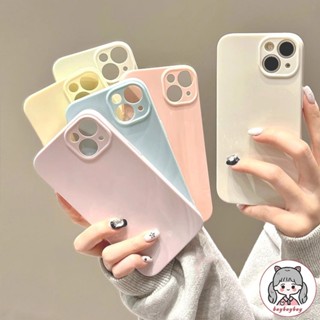 Ốp điện thoại màu trơn Macaron mùa hè cho IPhone 15 11 14 13 12 Pro Max 15 14 Plus Sạc không dây siêu mỏng Ốp lưng TPU mềm