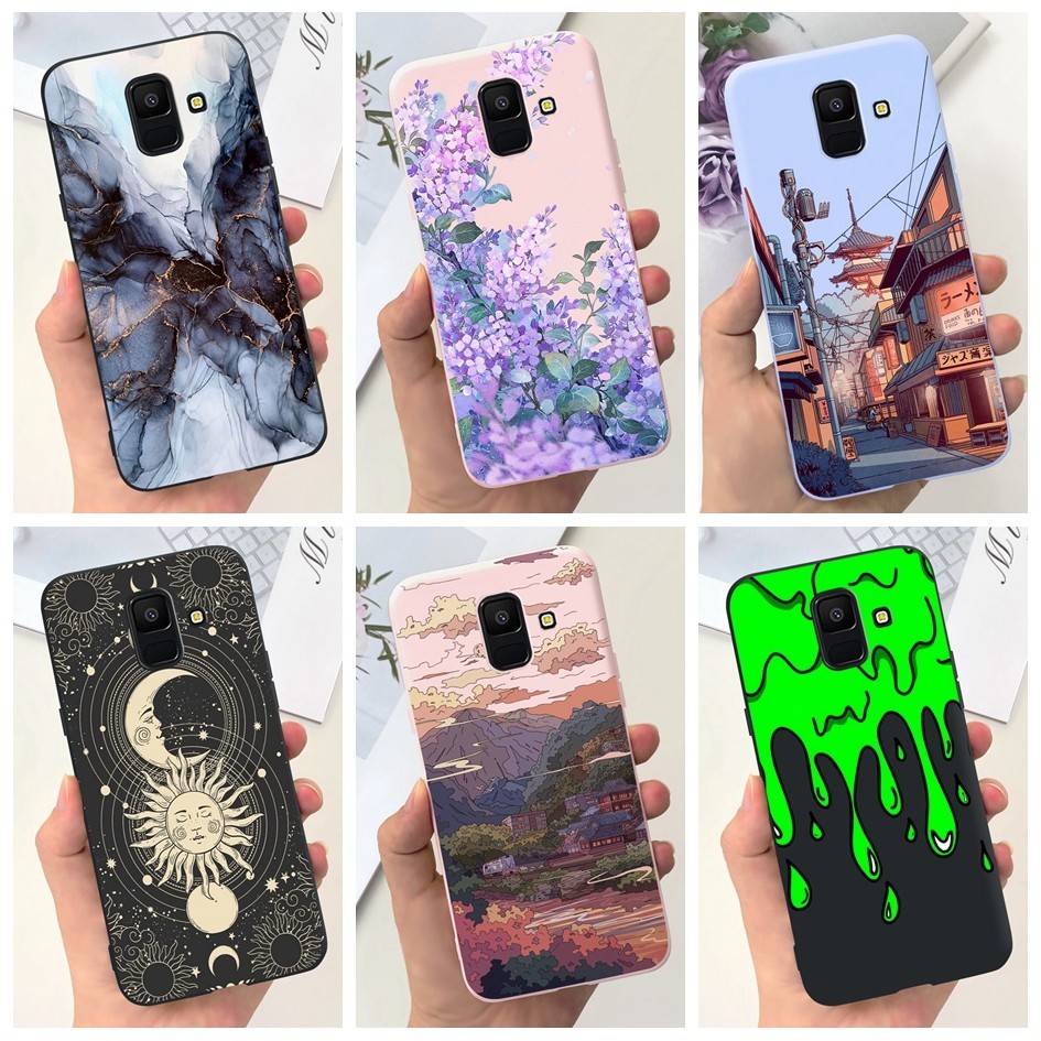 Ốp Lưng Cho Samsung Galaxy A6 (2018) / A6 Plus (A6 +) SM-A600G A605G A6Plus Ốp Điện Thoại TPU Silico