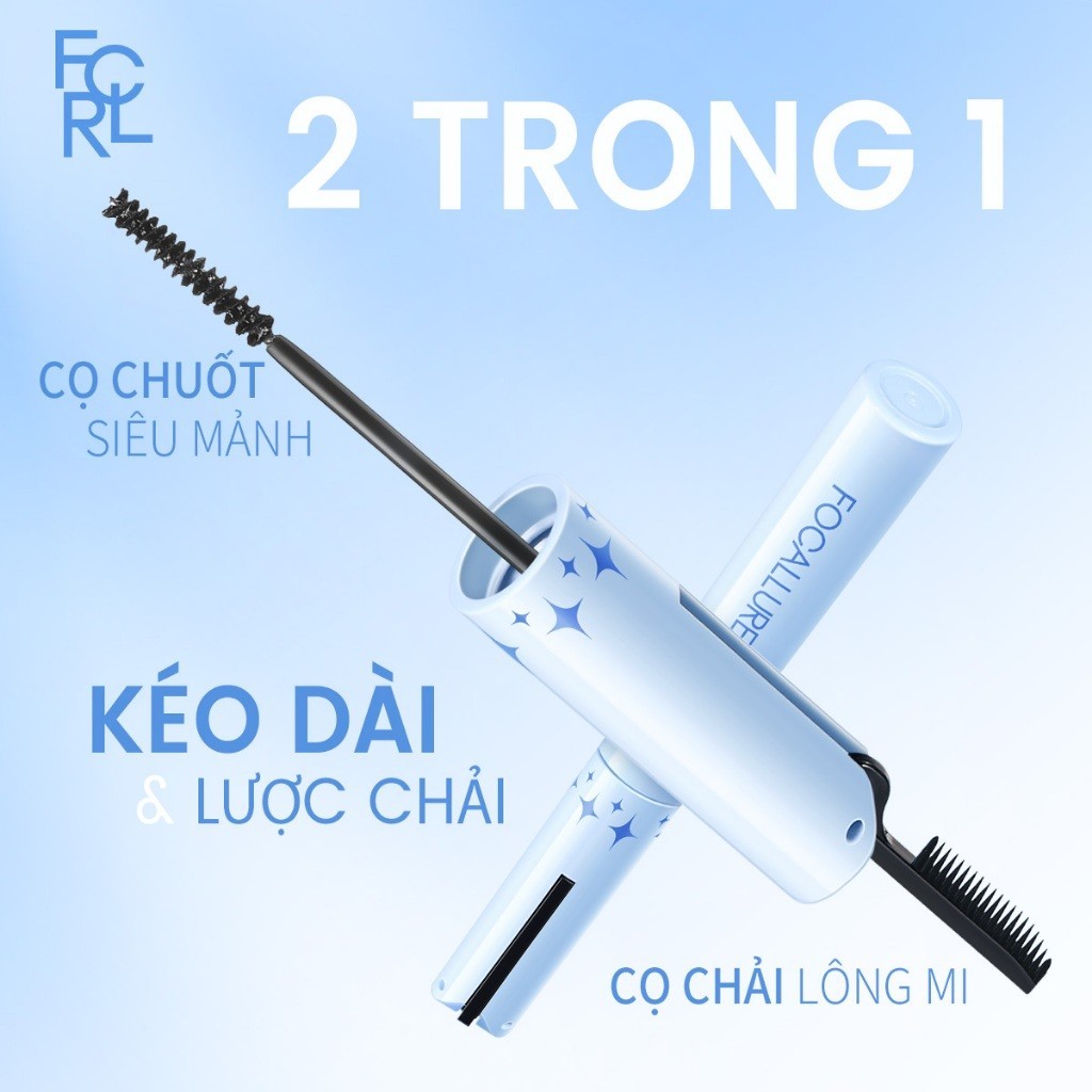 Ảnh 6 của Mascara Focallure Chuốt Mi 2mm Chống Nước Nhanh Khô Không Nhòe 3g E19