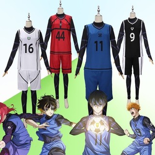 Blue lock đội jersey cos comic-con đầy đủ bachira meguru yisagi yoichi nagi seishiro