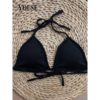 YOUSE áo phông áo thun nữ croptop baby tee Korean Xu hướng thời trang phổ biến WCS2440XWC 17Z240425