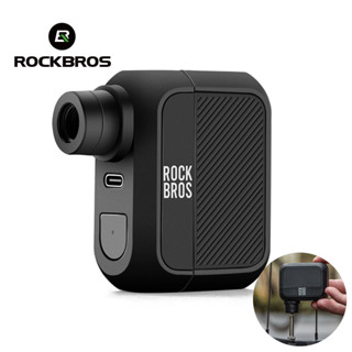 [Fulfilled by Shopee]Rockbros Bơm Xe Đạp Máy Bơm Không Khí Điện Mini 100PSI MTB Xe Đạp Đường Bộ Bơm Di Động Khẩn Cấp Ngoài Trời Đi Xe Đạp Phụ Kiện Xe Đạp