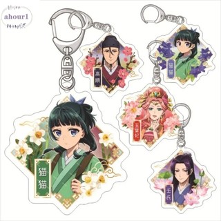 Ahour1 Móc khóa nhật ký Apothecary, Maomao Gao Shun Kusuriya No Hitorigoto Móc khóa, Anime Nhật Bản Li Bai 32 Phong cách Anime Maomao Cosplay Móc khóa Bộ sưu tập