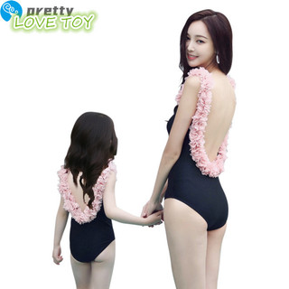Nkodok mẹ con gái đồ bơi hoa bikini cha mẹ-con