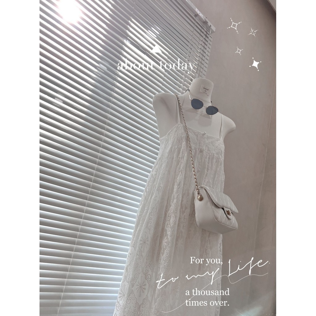Đầm Maxi 2.s ren sang chảnh