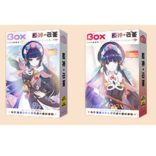 【 24H SHIP 】 Anime Lomo Cards 60 CÁI Genshin Impact Yun Jin Photo Card 45 thẻ + 15 miếng dán